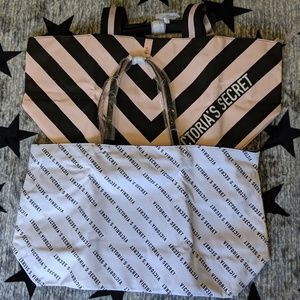 2 Victoria's Secret Weekender Tote Bundle